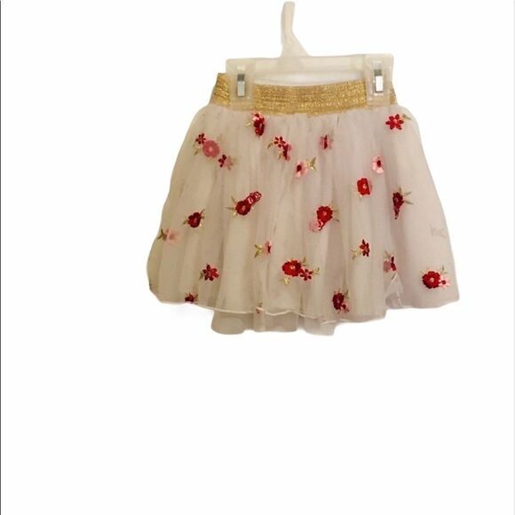 Health tex white lace and red  skirt 3 Toddler - Picture 2 of 8